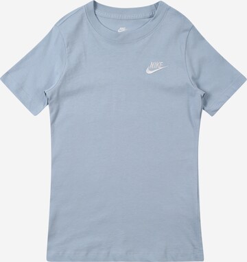 Nike Sportswear Shirt 'FUTURA' in Blauw: voorkant