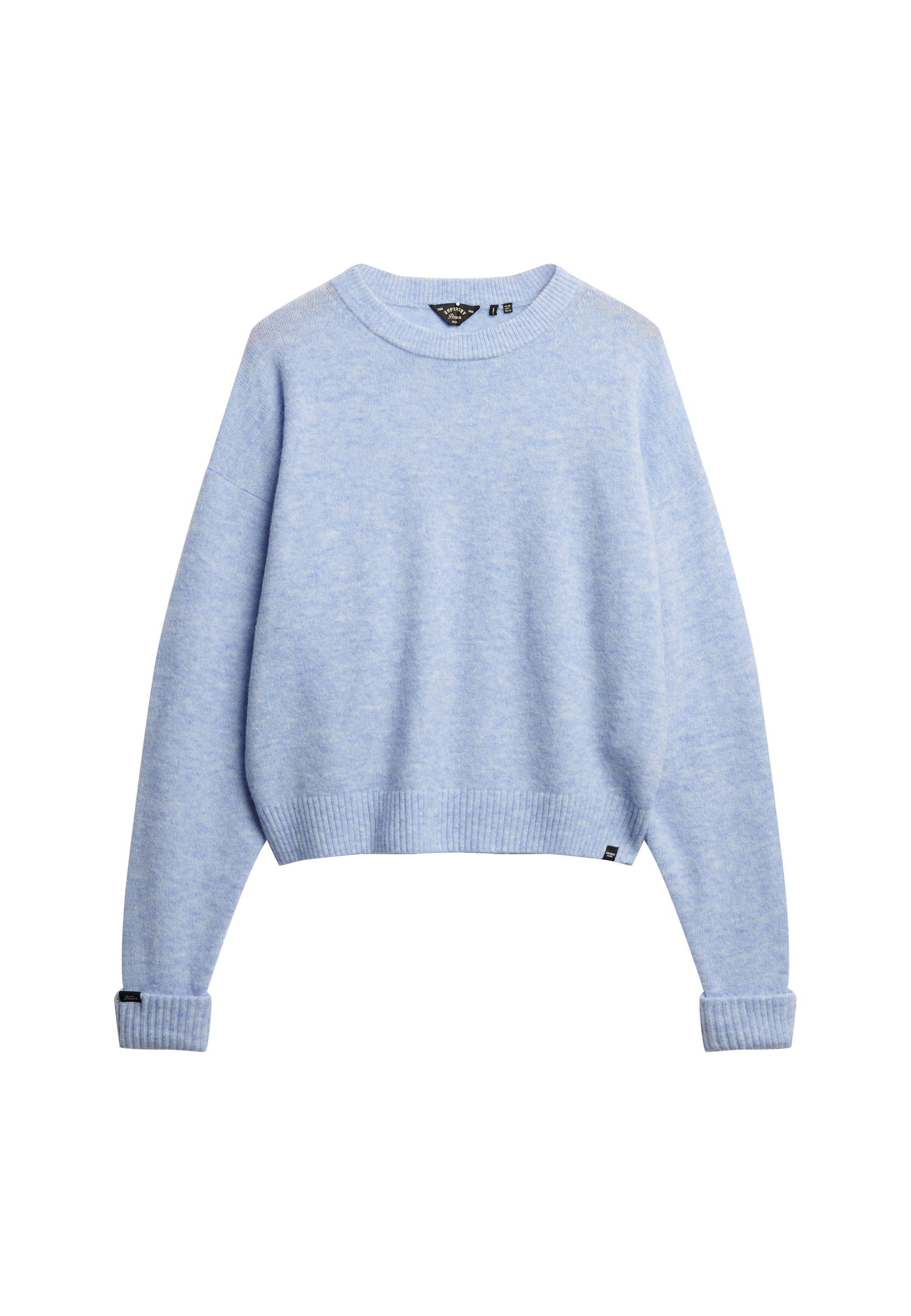 Superdry Pull-over en bleu clair, Vue avec produit