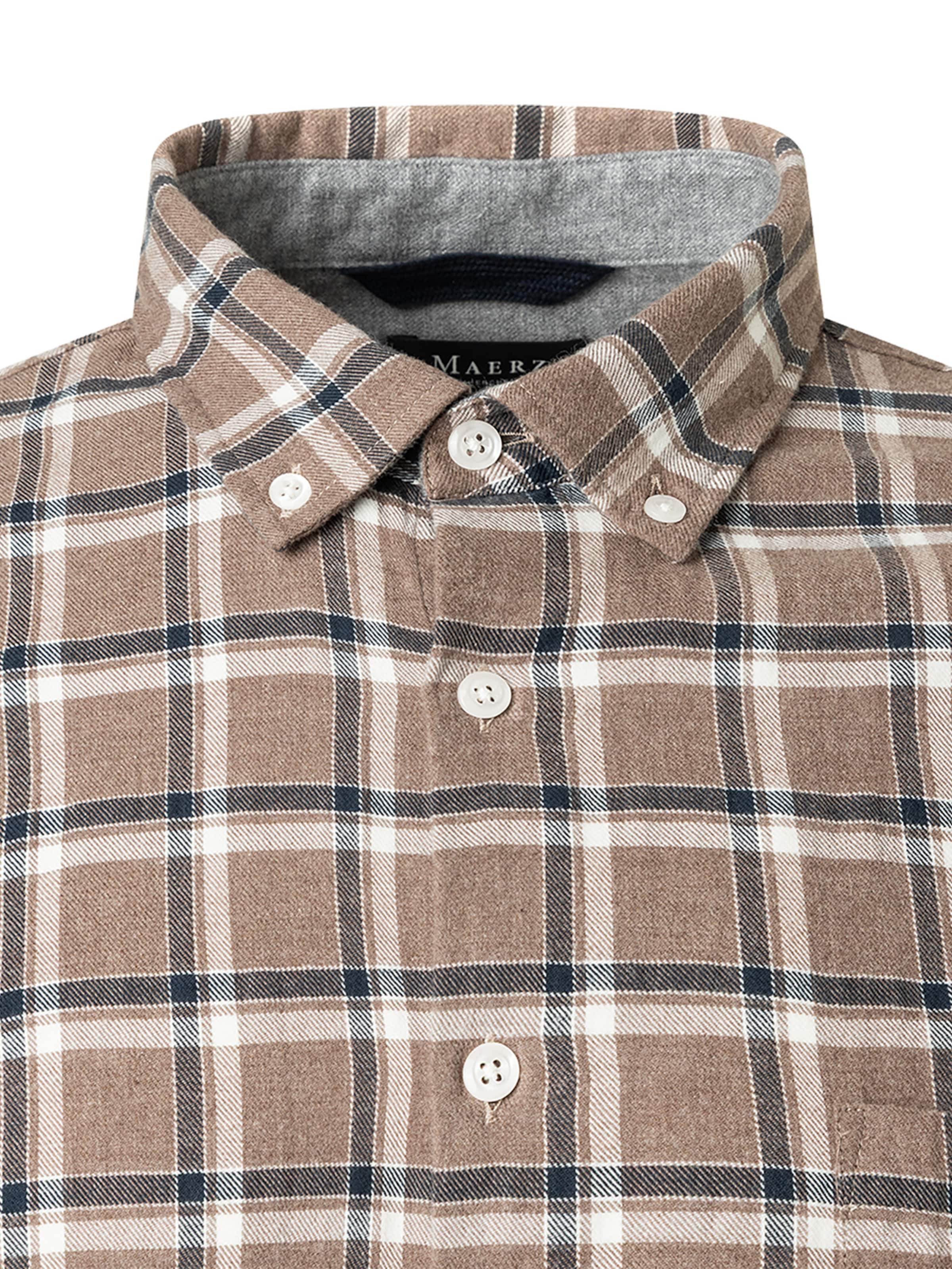MAERZ Muenchen Regular fit Overhemd in Beige