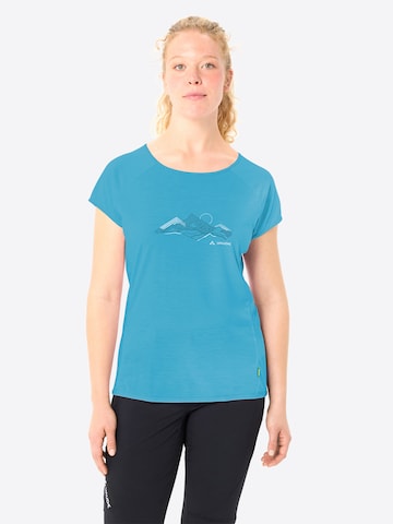 VAUDE Performance shirt 'Tekoa' in Blue: front
