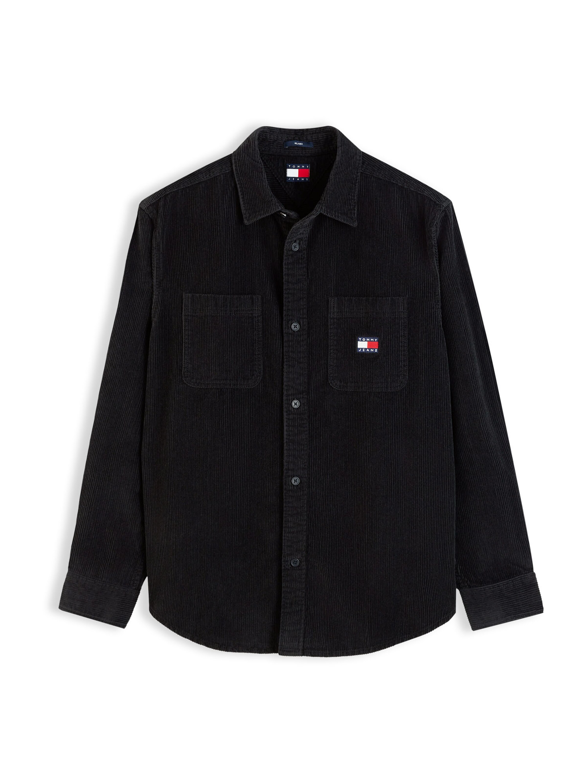 Tommy Jeans Skjorte i sort: forside
