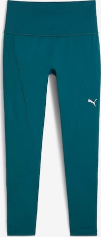 Pantaloni sport de la PUMA pe verde: față