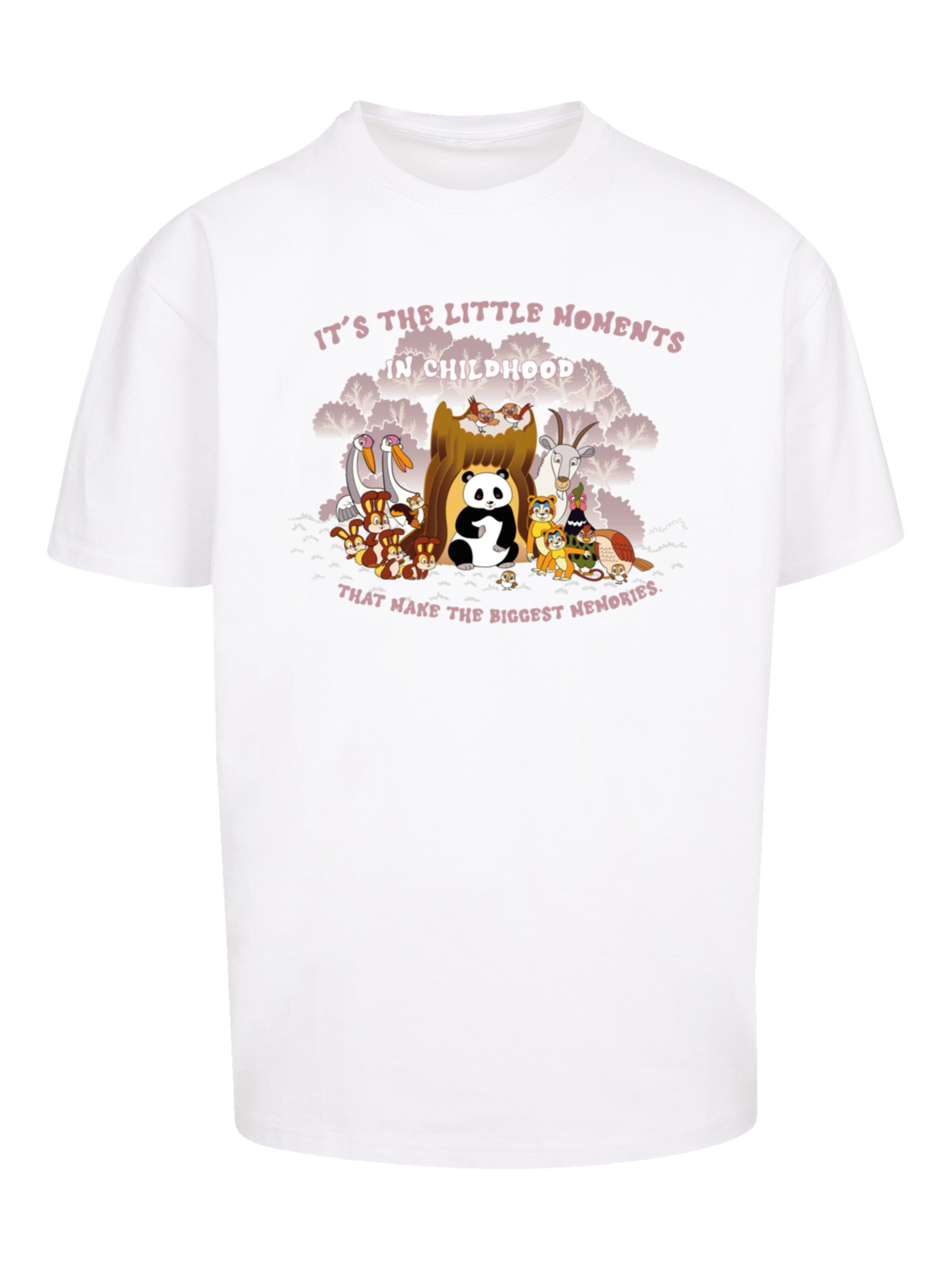 F4NT4STIC Shirt in Wit: voorkant