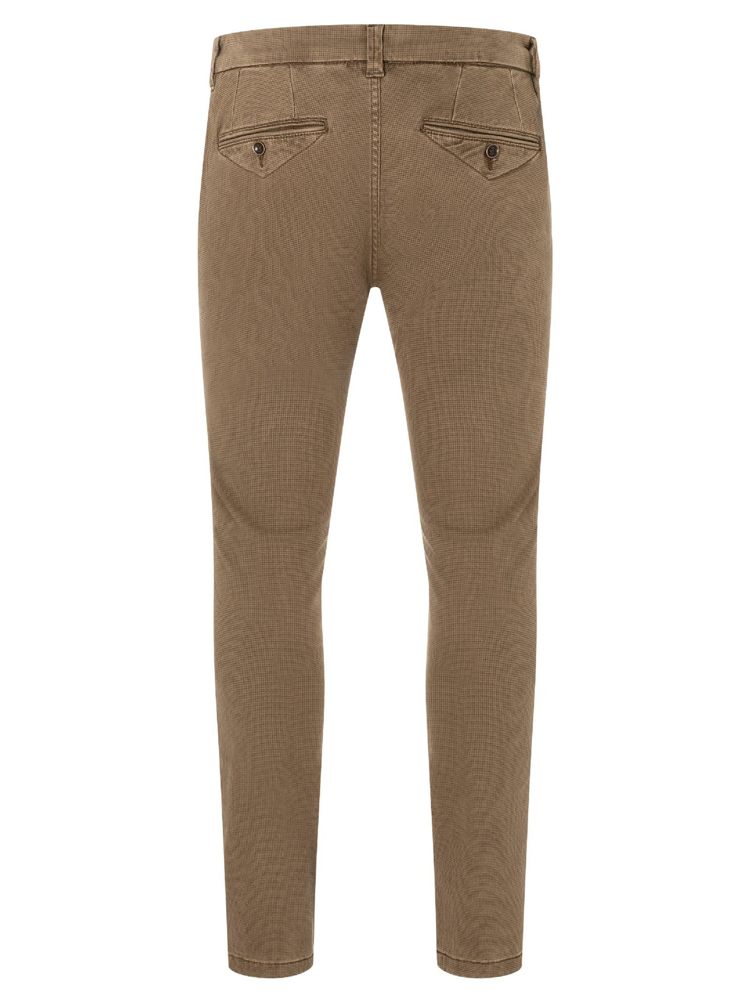 TIMEZONE Slim fit Chino Pants 'Janno' in Brown