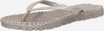 ILSE JACOBSEN T-Bar Sandals 'Cheerful 01' in Grey: front