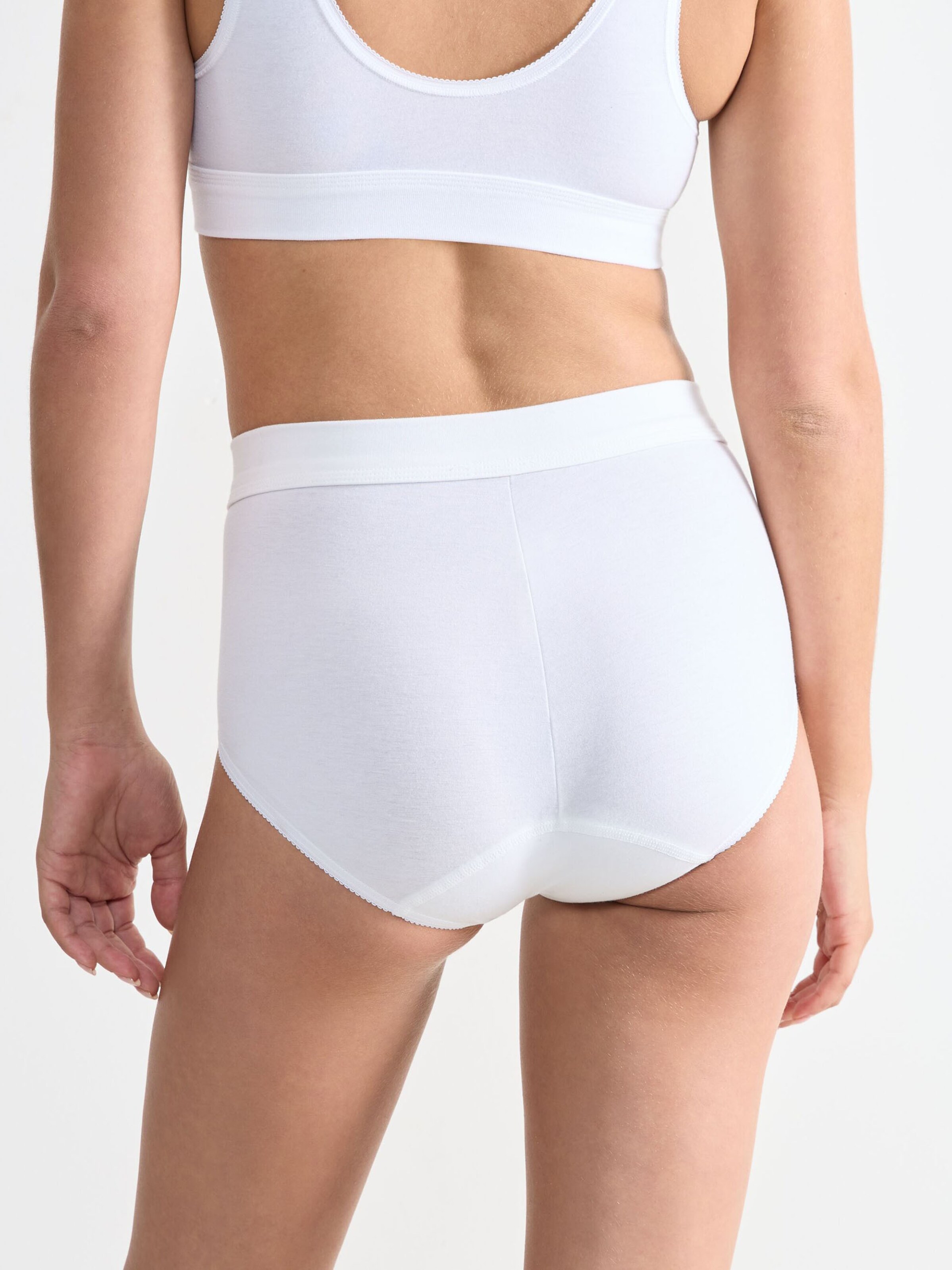 SLOGGI Maxislip ' Double Comfort Maxi ' in Weiß: Vorderseite