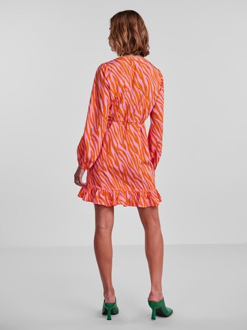 PIECES Dress 'Josi' in Orange