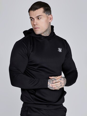 Sweat-shirt 'Essentials' SikSilk en noir : devant