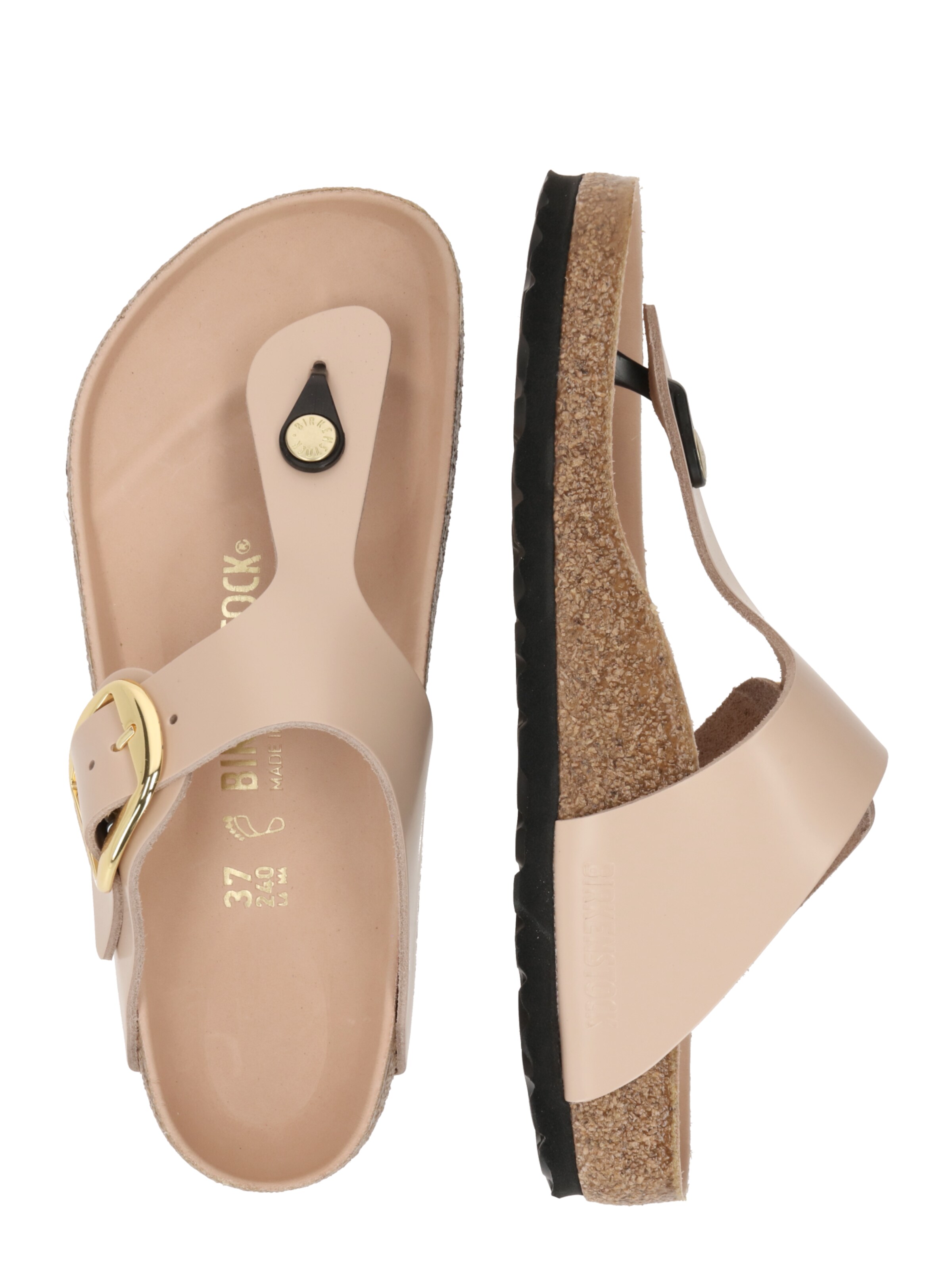 smėlio BIRKENSTOCK Šlepetės per pirštą 'Gizeh Lena'