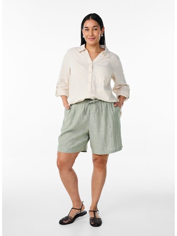 Zizzi Regular Broek 'VLINA' in Groen