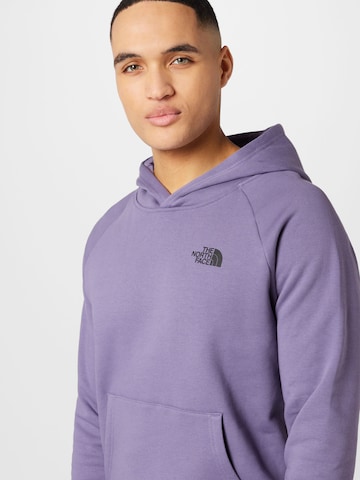 THE NORTH FACE Regular Fit Sweatshirt 'Red Box' in Lila