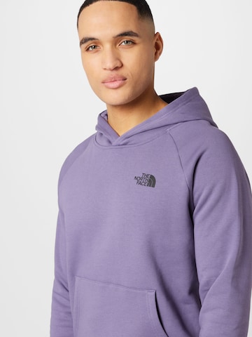 Coupe regular Sweat-shirt 'Red Box' THE NORTH FACE en violet