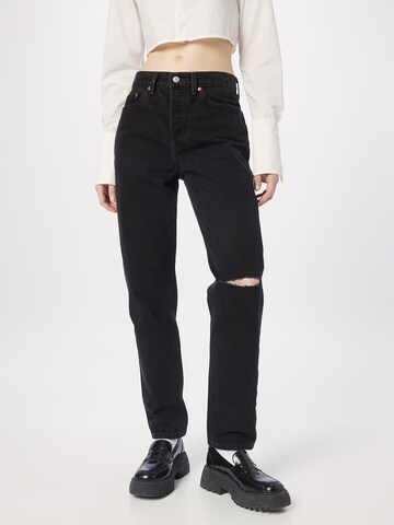 LEVI'S ® Tapered Jeans '501 '81' in Zwart: voorkant