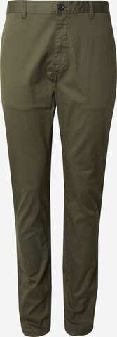 REPLAY Slim fit Chino trousers in Green: front