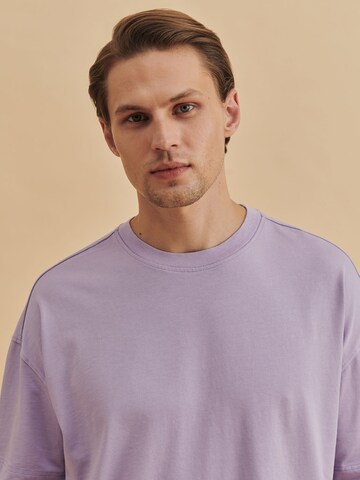 DAN FOX APPAREL TShirt 'Erik' in Lila