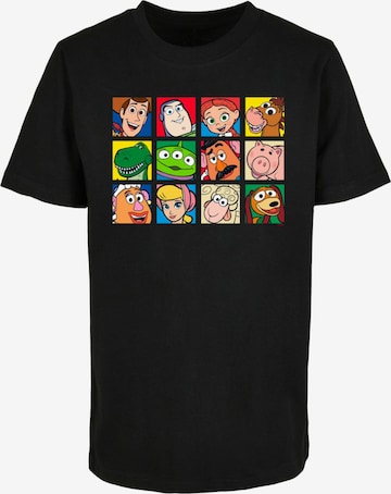 ABSOLUTE CULT Shirt 'Toy Story- Character Squares' in Black: front
