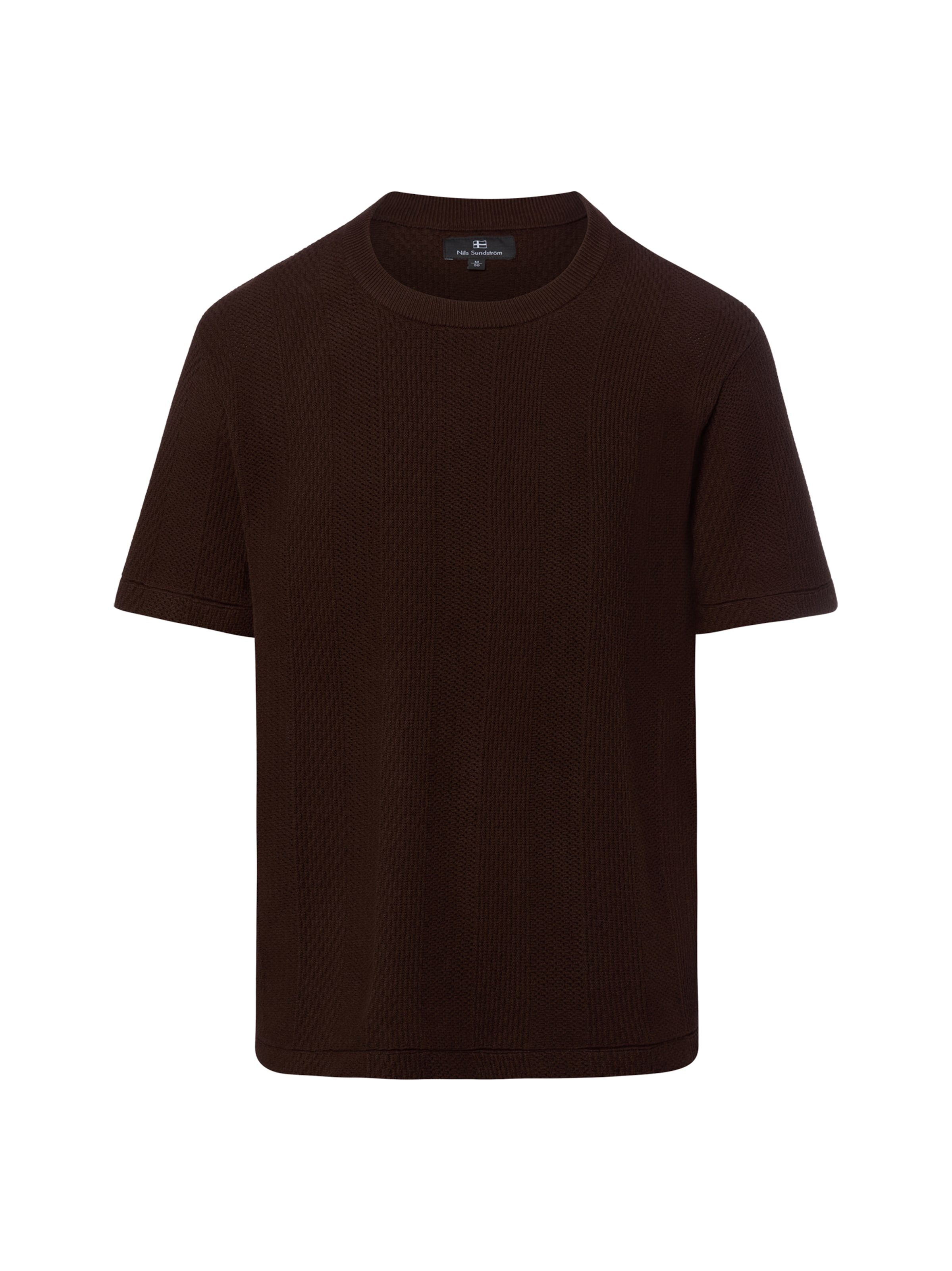T-Shirt 'Travis' Nils Sundström en marron : devant