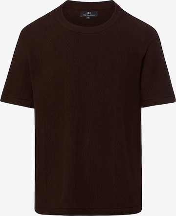 T-Shirt 'Travis' Nils Sundström en marron : devant