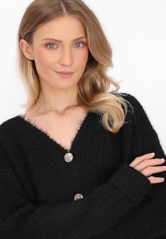 DreiMaster Maritim Knit cardigan in Black