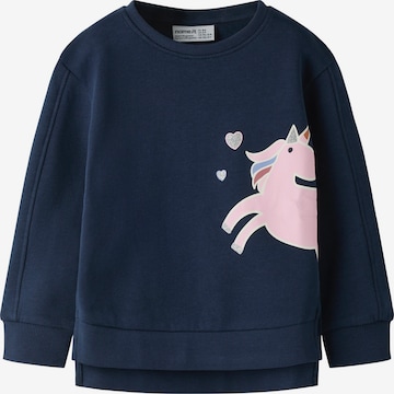 NAME IT Sweatshirt 'NMFBIRKY' in Blue: front