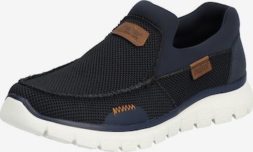 Rieker Slip-ons in Blauw: voorkant