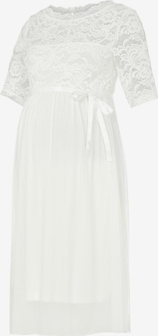 MAMALICIOUS Φόρεμα 'Mivana' σε λευκό: μπροστά