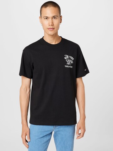 Tommy Jeans Shirt in Black: front