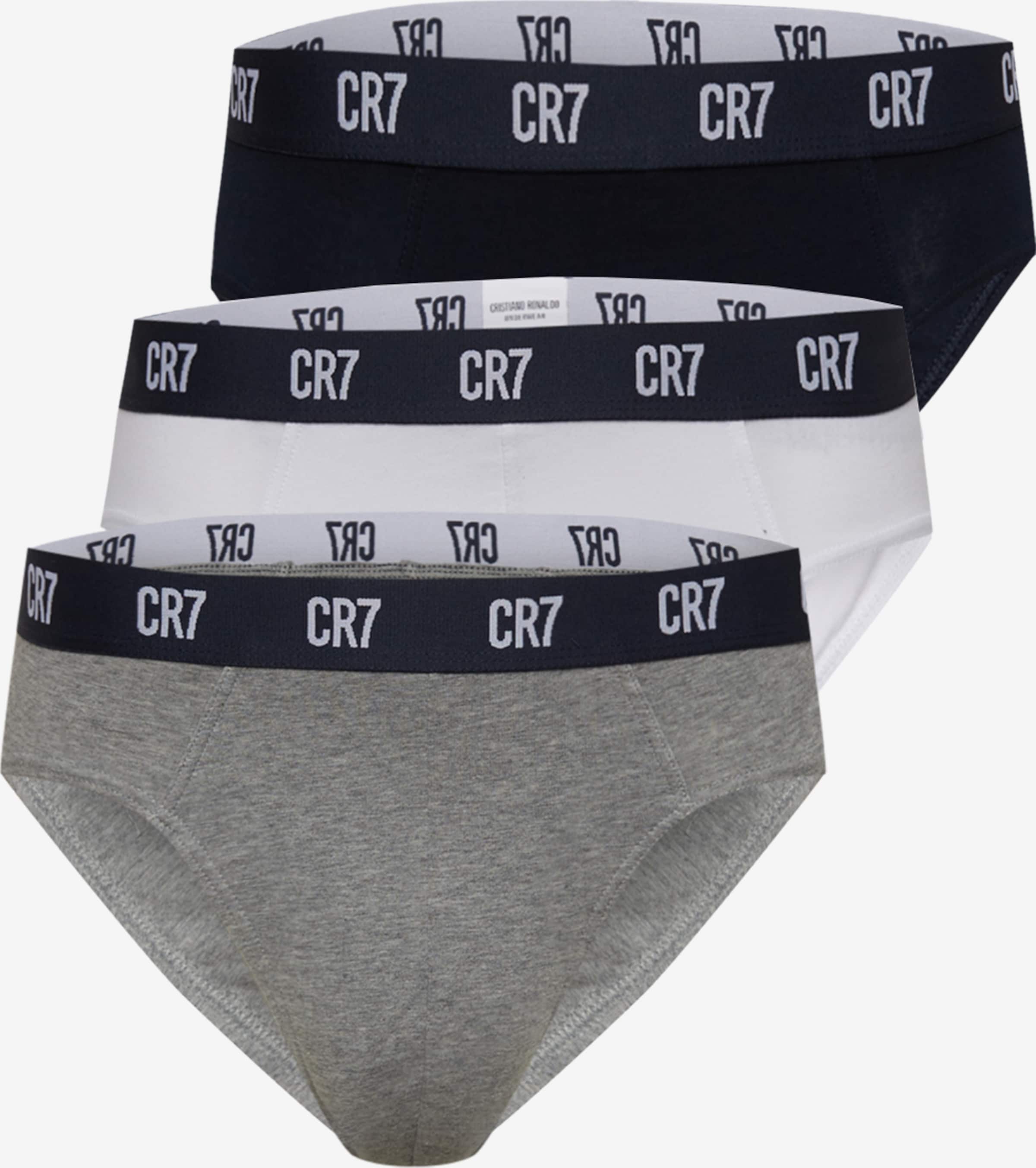 Regular Slip CR7 - Cristiano Ronaldo en Bleu Nuit, Gris Chiné | ABOUT YOU