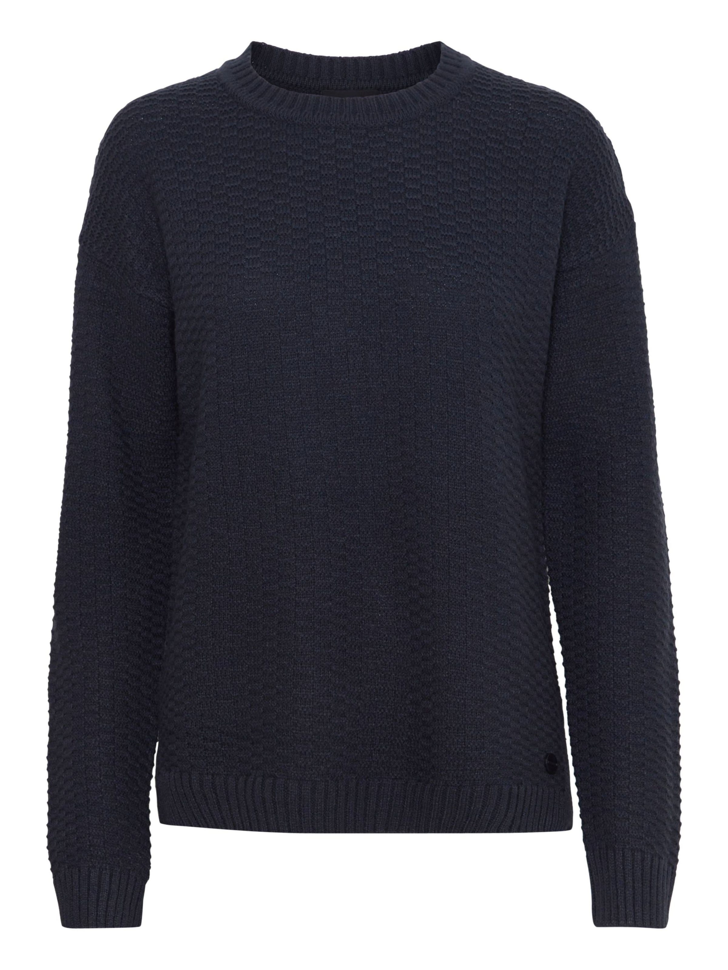 Oxmo Trui 'Milla' in Blauw: voorkant