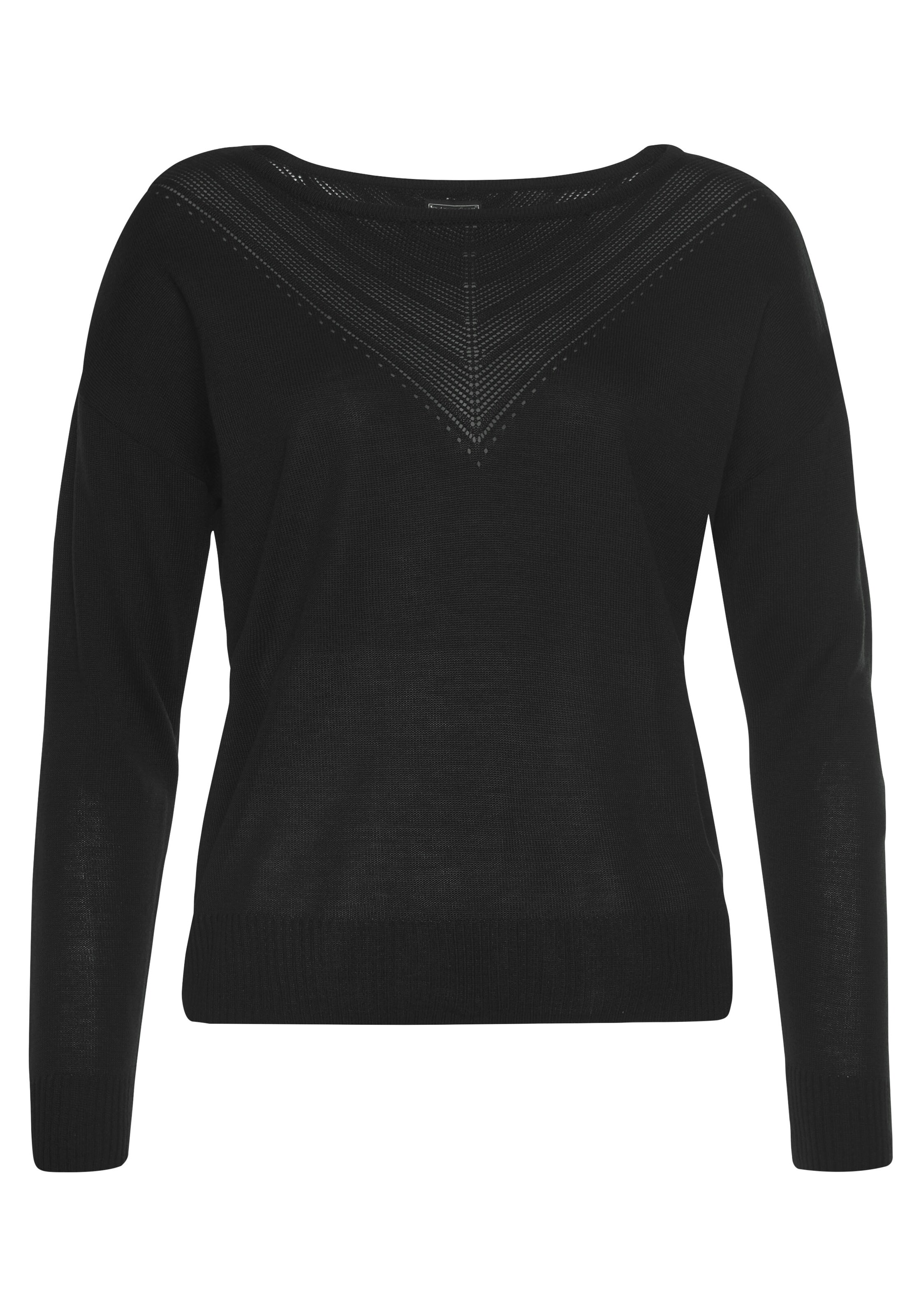 LAURA SCOTT Pullover in Schwarz: Vorderseite