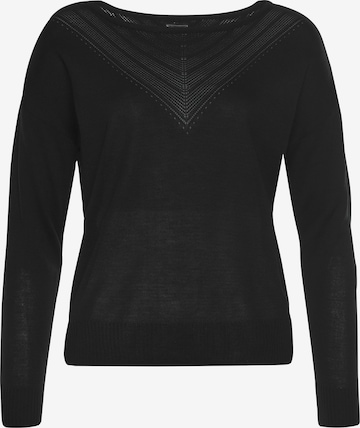 LAURA SCOTT Sweater in Black: front