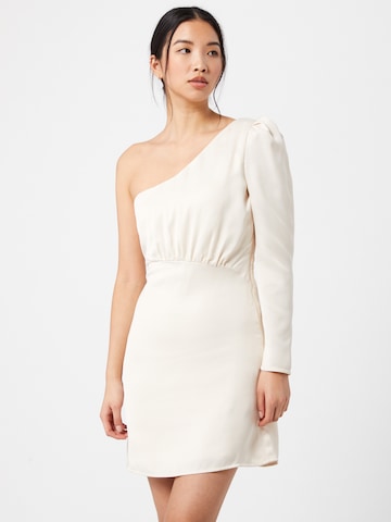 NU-IN Cocktail Dress in Beige: front
