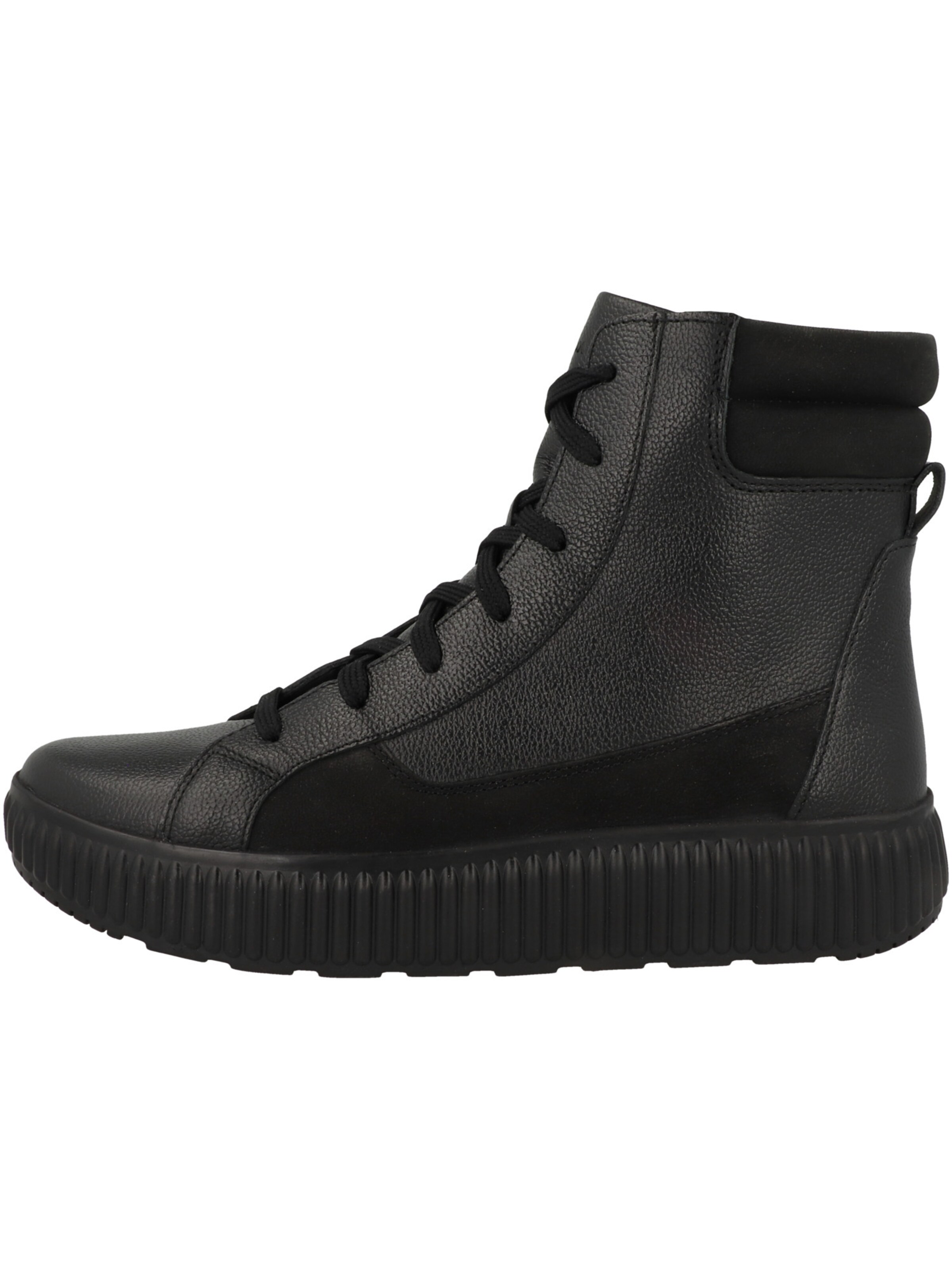 GEOX Sneakers hoog 'Graisy' in Zwart