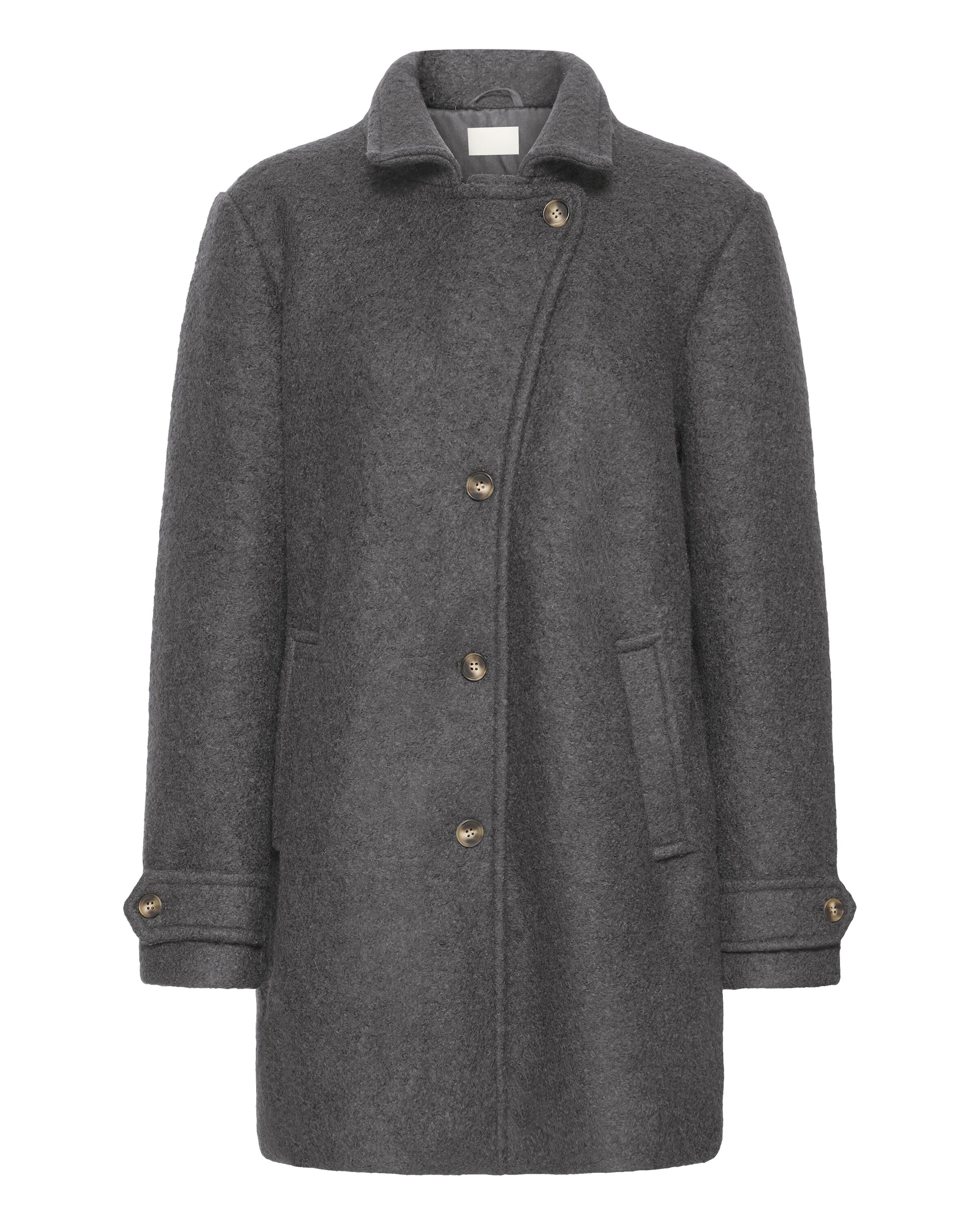 ICHI Overgangsfrakke ' IHSTIPA' i grå: forside