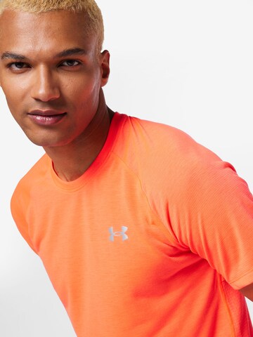 UNDER ARMOUR Funksjonsskjorte 'Streaker' i oransje