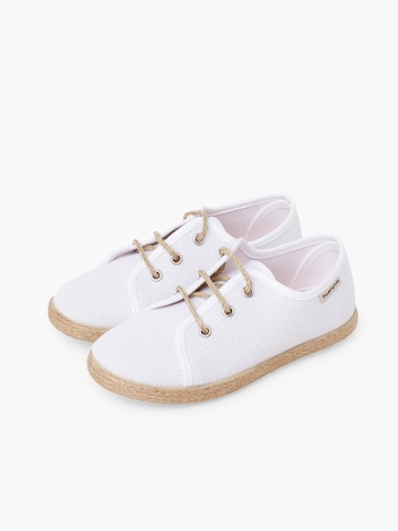 Scarpa bassa di Pisamonas in bianco