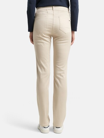 Coupe slim Pantalon TOM TAILOR en beige
