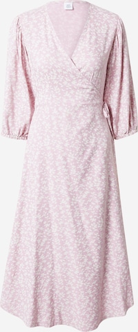 Robe-chemise Kauf Dich Glücklich en rose : devant