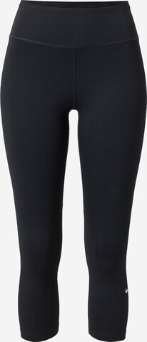 Skinny Pantalon de sport NIKE en noir : devant