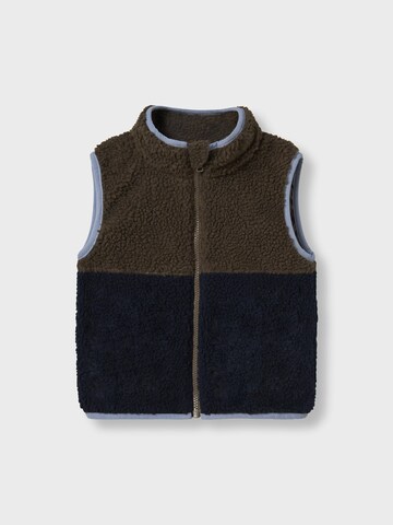 NAME IT Vest 'Teddy Gilet' i blå