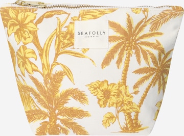 Seafolly Toiletry bag in White: front