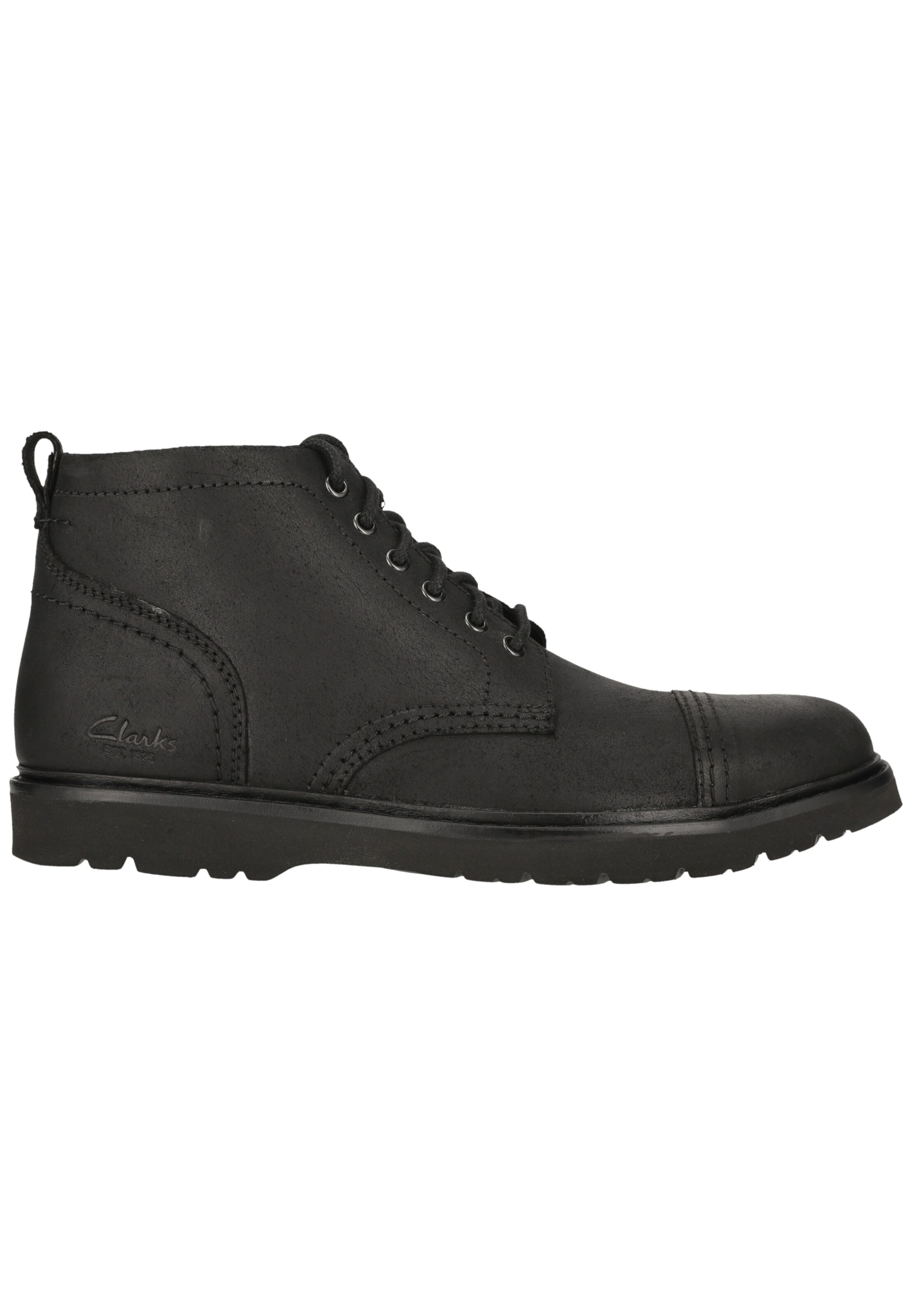 CLARKS Schnürboots 'Weltridge Zip' in Schwarz