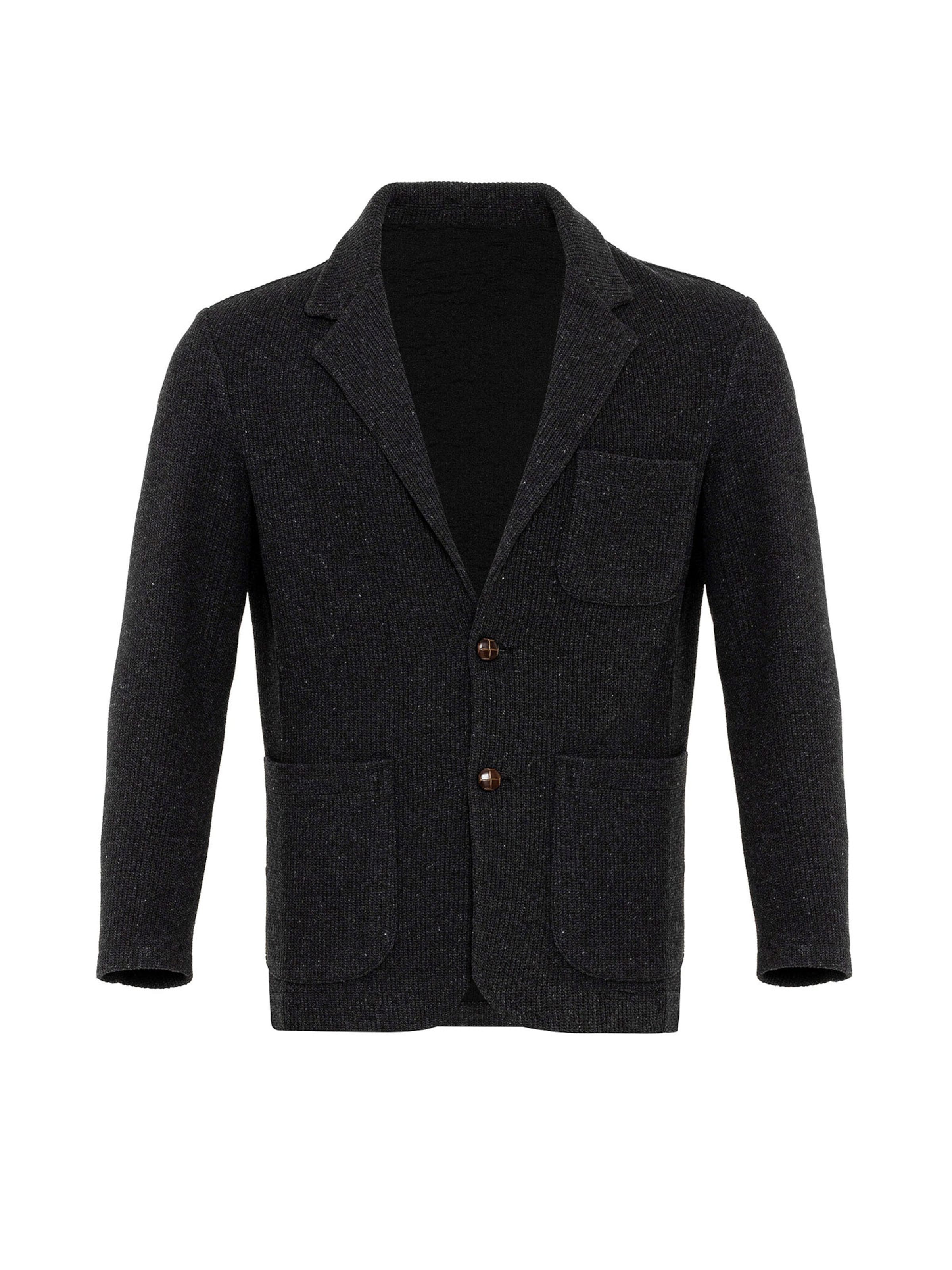 Antioch Regular fit Colbert in Grijs: voorkant