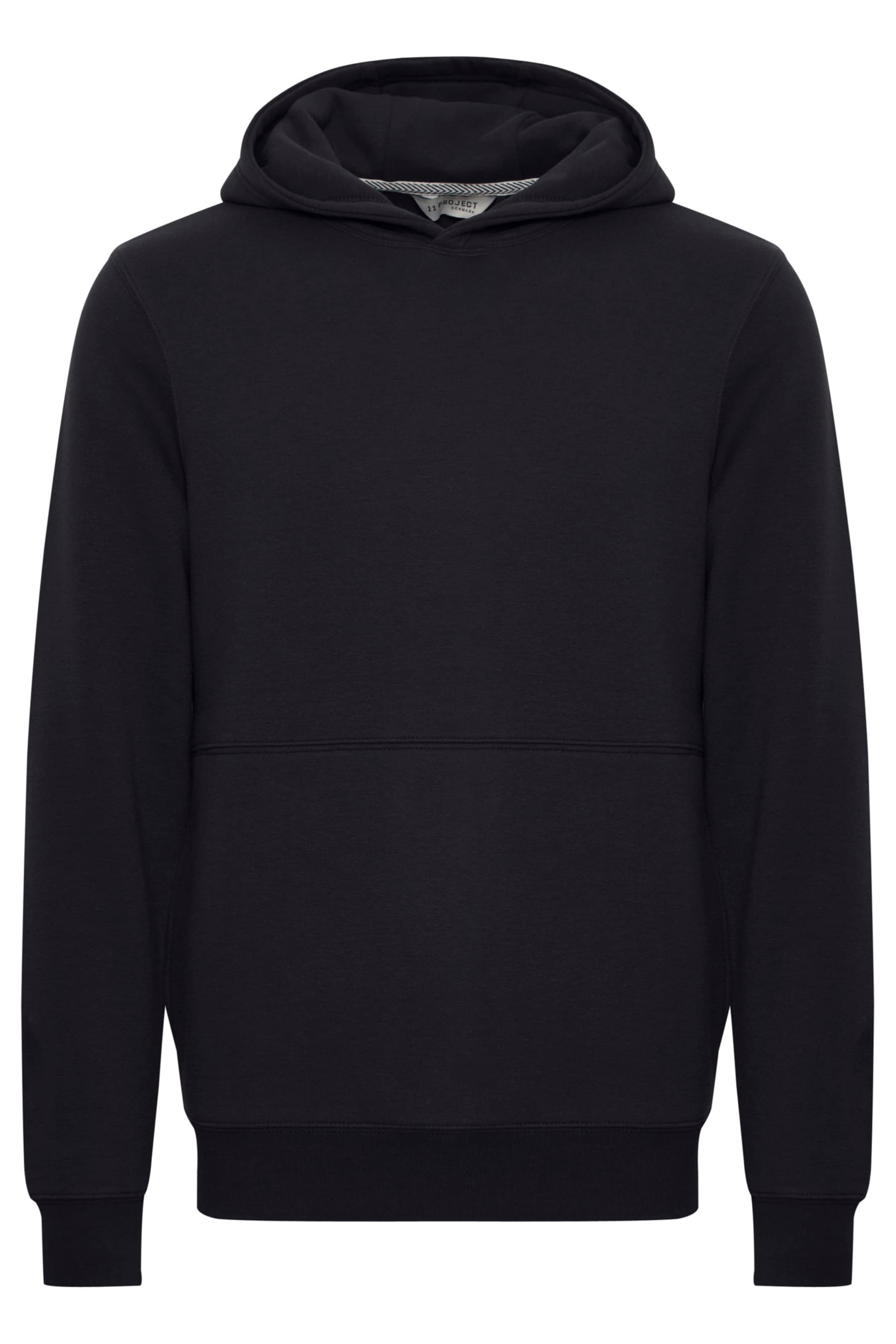 Sweat-shirt 'Ravn' 11 Project en noir : devant