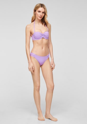 s.Oliver Balconette Bikini Top 'Spain' in Purple
