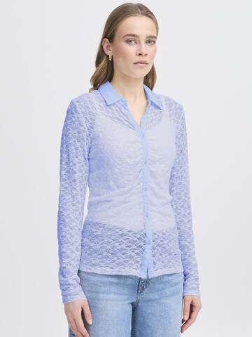 ICHI - Blusa ' IXLACEY ' en azul