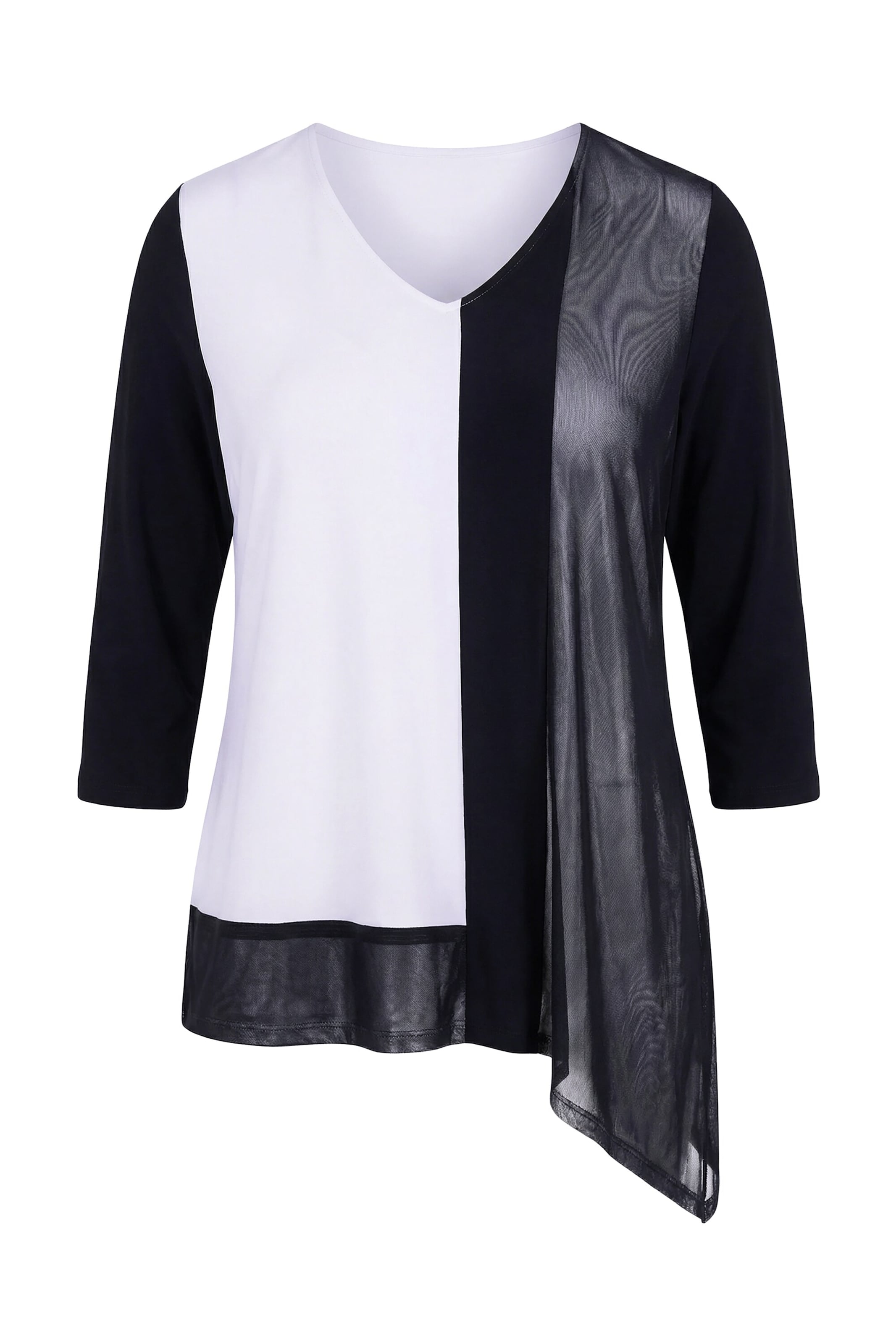 Ulla Popken Shirt in Wit: voorkant