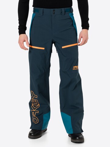 OAKLEY Regular Outdoor trousers in Blue: front