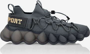 Plein Sport Sneaker 'The Bubble Gen.x.2 Tiger' in Grau: Vorderseite