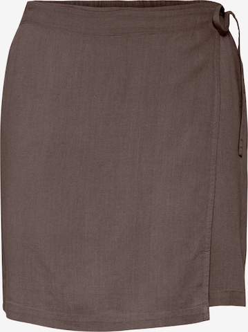 PIECES Skirt 'PCPia' in Brown: front